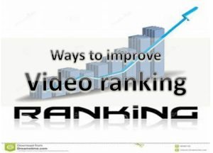 video ranking