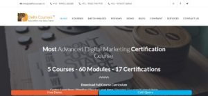 digital marketing course content
