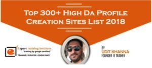 Top profile creation sites list