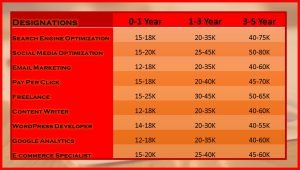 Digital marketing salary in india
