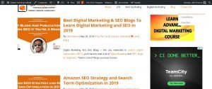 Digital marketing and seo blogs 2019