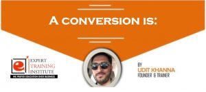A conversion is