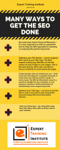 Many Ways to get seo done