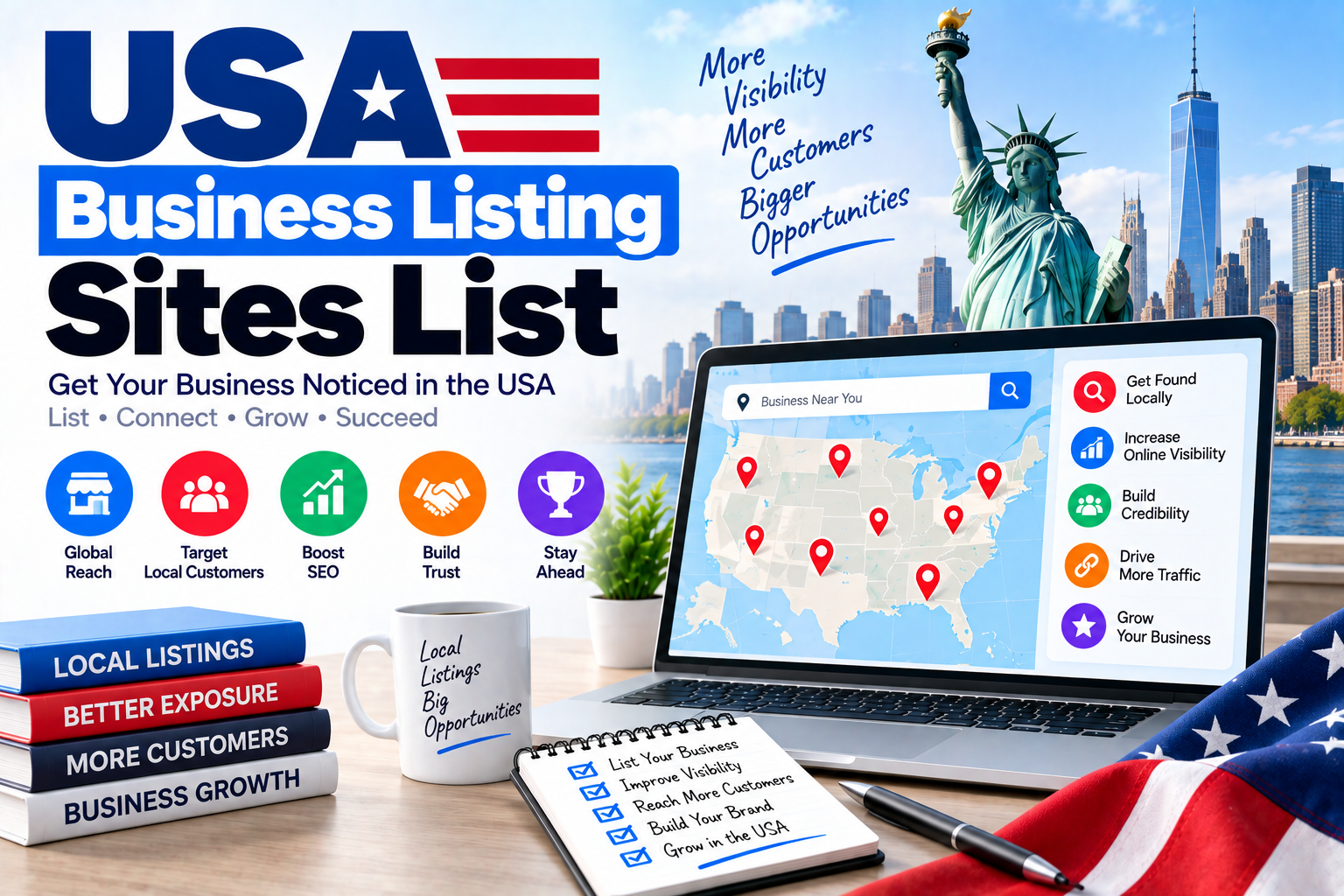 usa business listing sites list