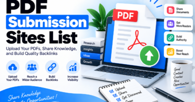 pdf submission sites list