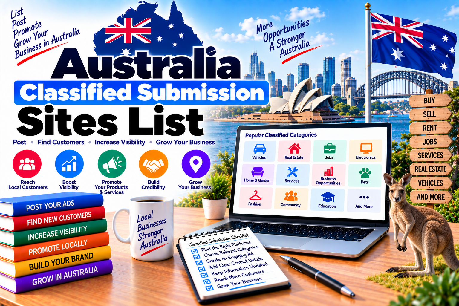 australia classified submission sites list