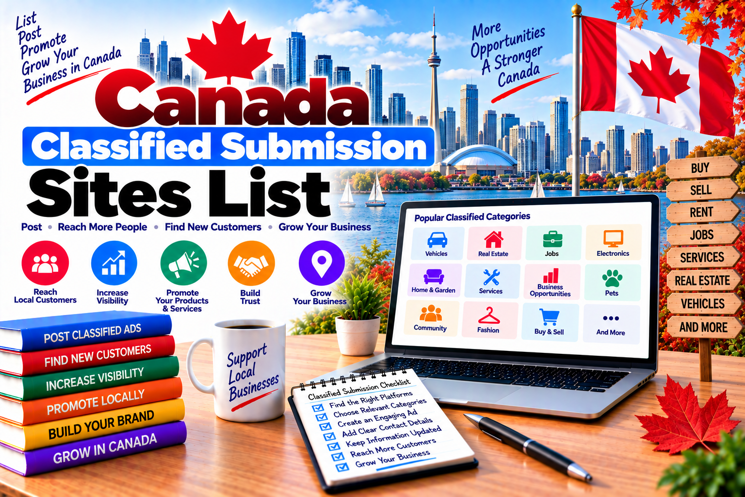 canada classified submission sites list
