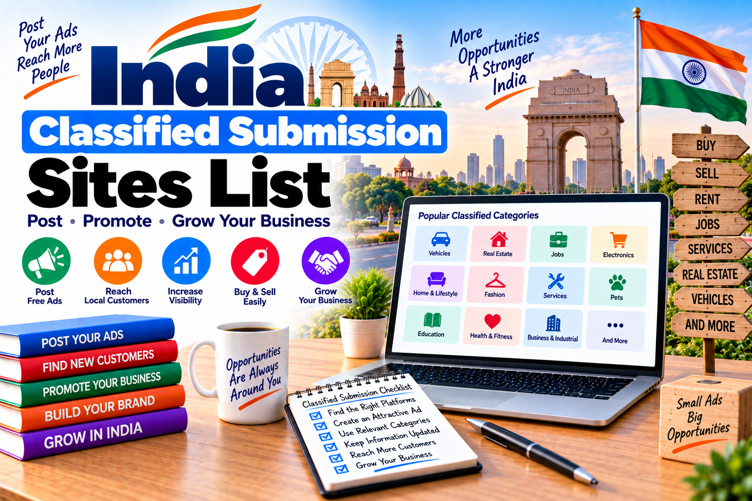 india classified submission sites list