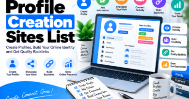 profile creation sites list
