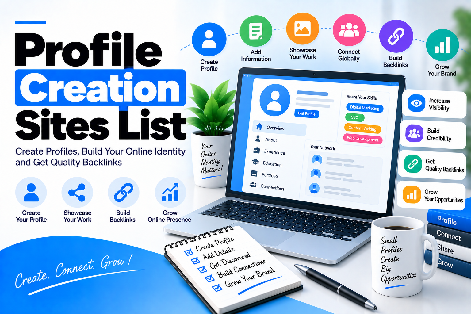profile creation sites list