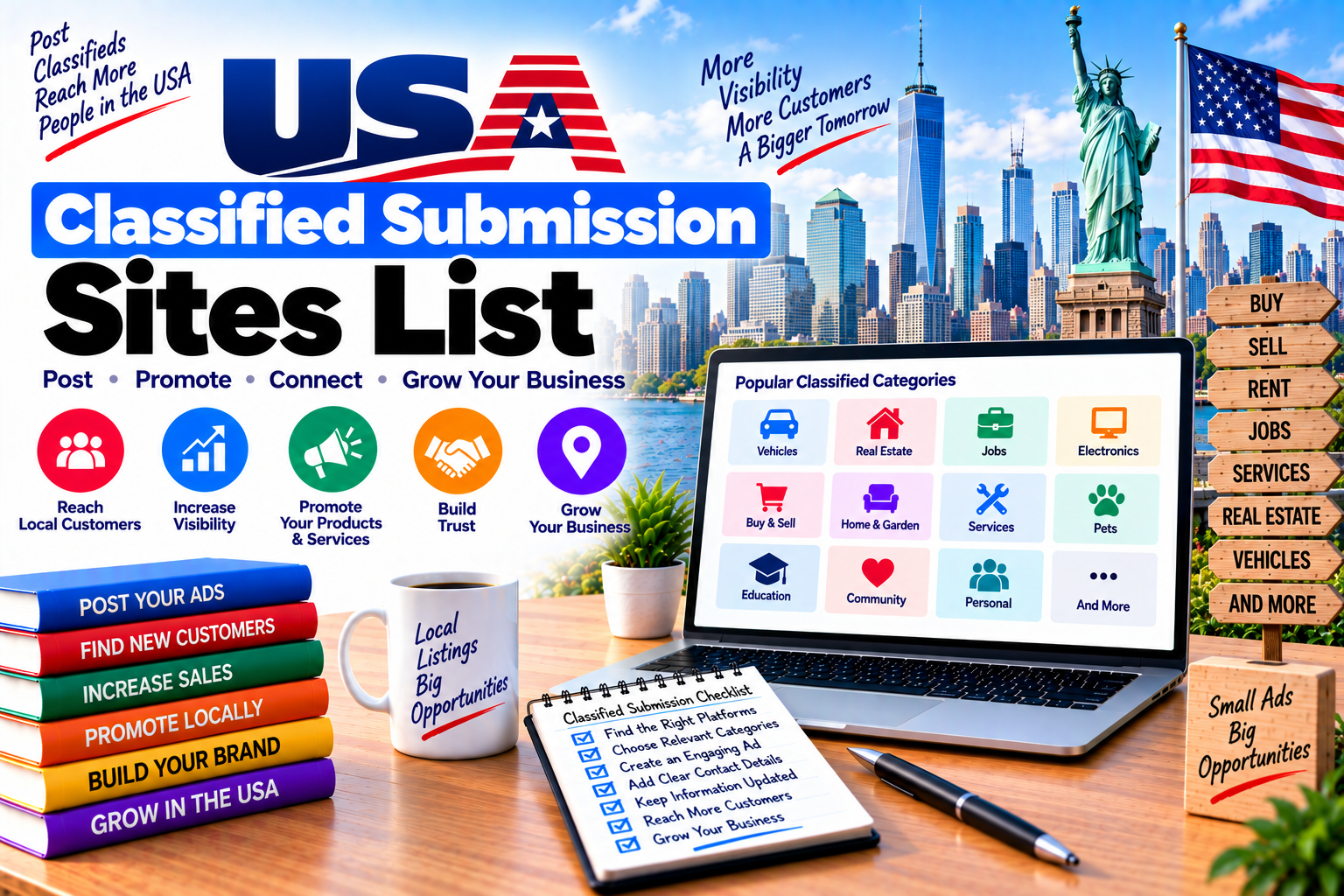 usa classified submission sites list